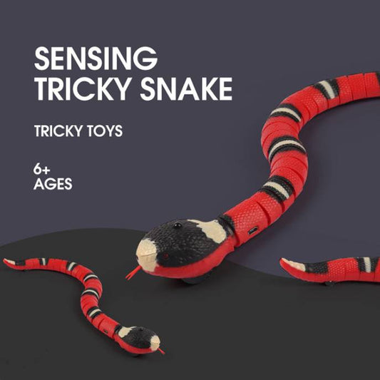 Interactive Electric Induction Snake Funny Cat Toy -