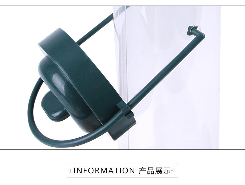 Hanging Bird Feeder for Garden | Plastic Outdoor Bird Food Dispenser