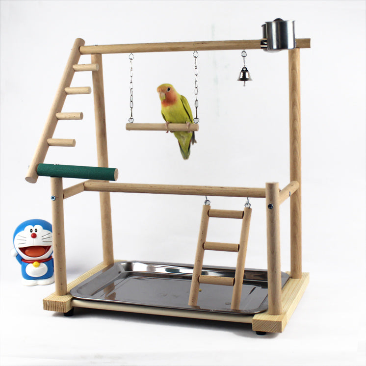 Bird Training Stand Playground | Desktop Swing & Climbing Toy