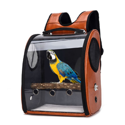 Foldable Breathable Pet Carrier Bag | Parrot Travel Bag