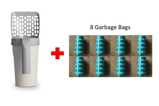 Cat Litter Scoop with Storage Box – Integrated Cleaning Set