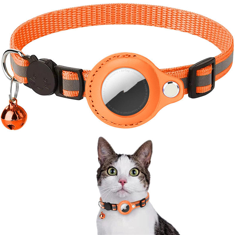 Reflective Waterproof AirTag Collar for Cats & Dogs