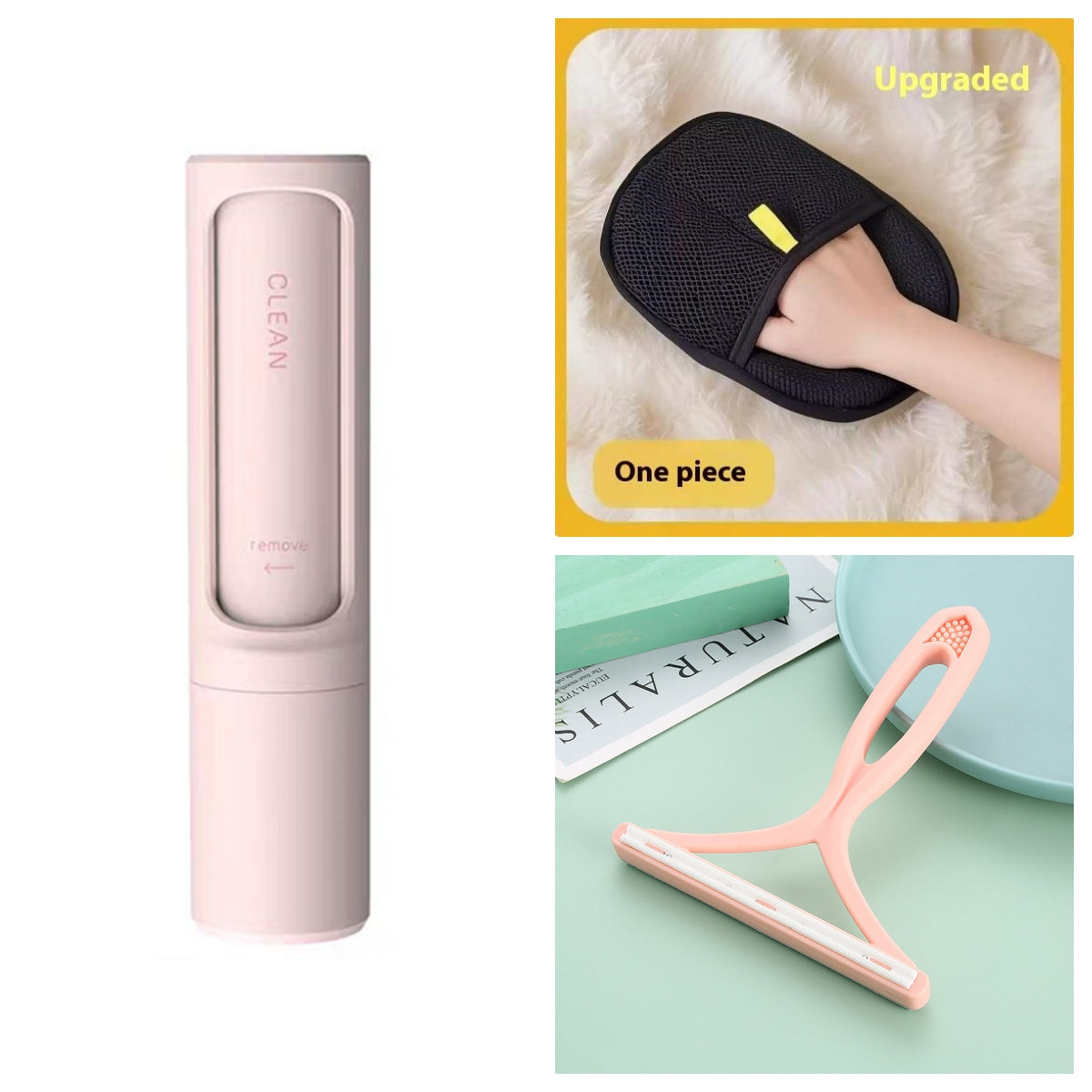 Reusable Pet Hair Remover Lint Roller | Self-Cleaning Brush