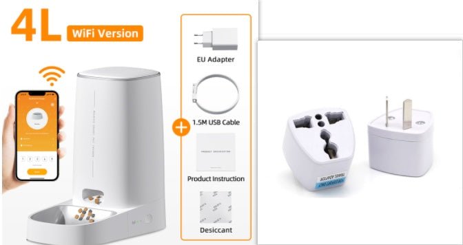 4L Automatic Cat Feeder – Smart WiFi Pet Food Dispenser - 