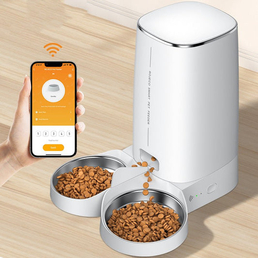 4L Automatic Cat Feeder – Smart WiFi Pet Food Dispenser - 