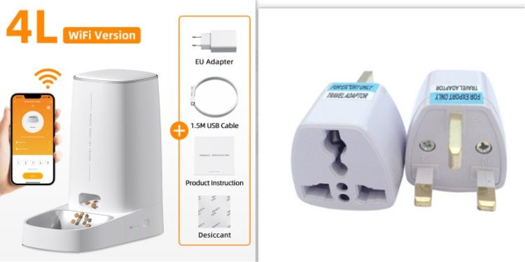 4L Automatic Cat Feeder – Smart WiFi Pet Food Dispenser - 