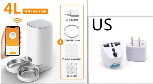 4L Automatic Cat Feeder – Smart WiFi Pet Food Dispenser - 