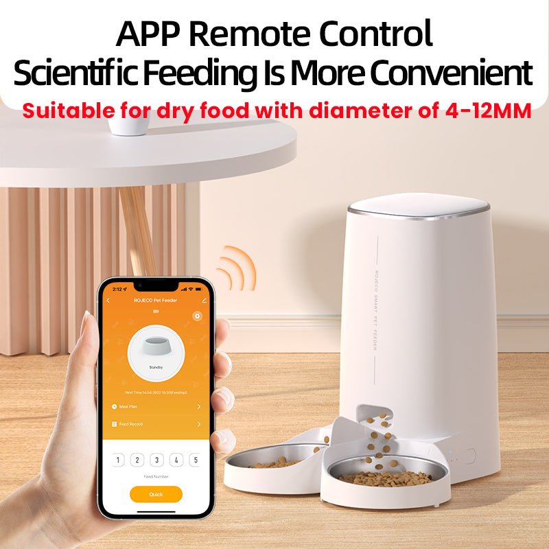 4L Automatic Cat Feeder – Smart WiFi Pet Food Dispenser - 