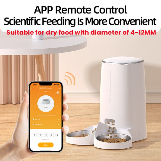 4L Automatic Cat Feeder – Smart WiFi Pet Food Dispenser - 