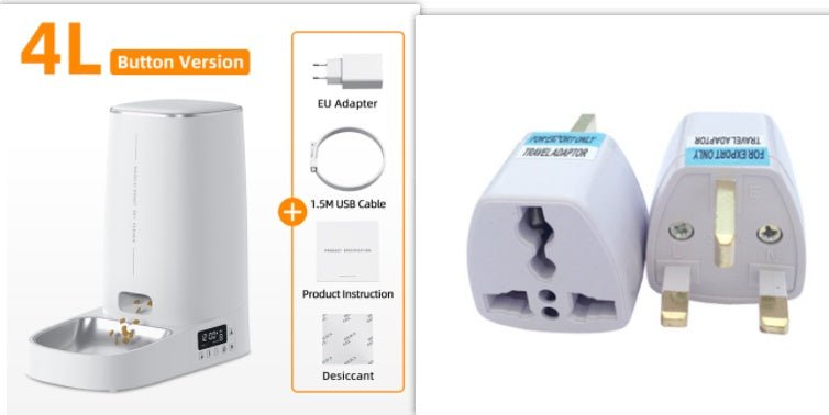 4L Automatic Cat Feeder – Smart WiFi Pet Food Dispenser - 