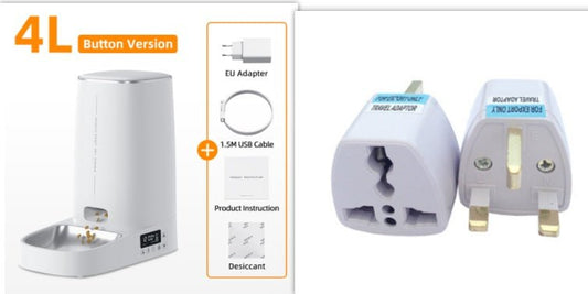 4L Automatic Cat Feeder – Smart WiFi Pet Food Dispenser - 