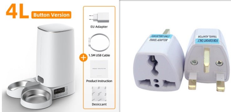 4L Automatic Cat Feeder – Smart WiFi Pet Food Dispenser - 