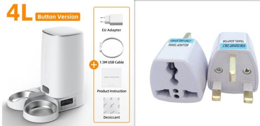 4L Automatic Cat Feeder – Smart WiFi Pet Food Dispenser - 