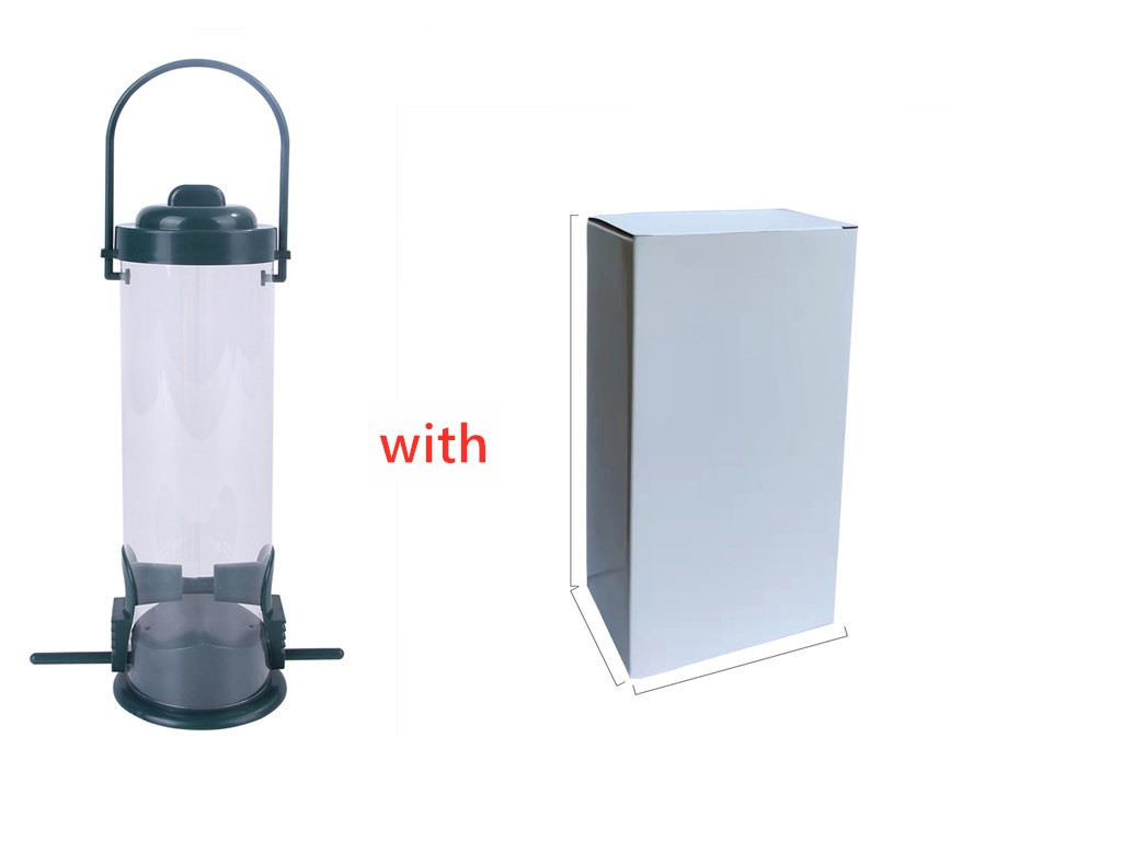 Hanging Bird Feeder for Garden | Plastic Outdoor Bird Food Dispenser