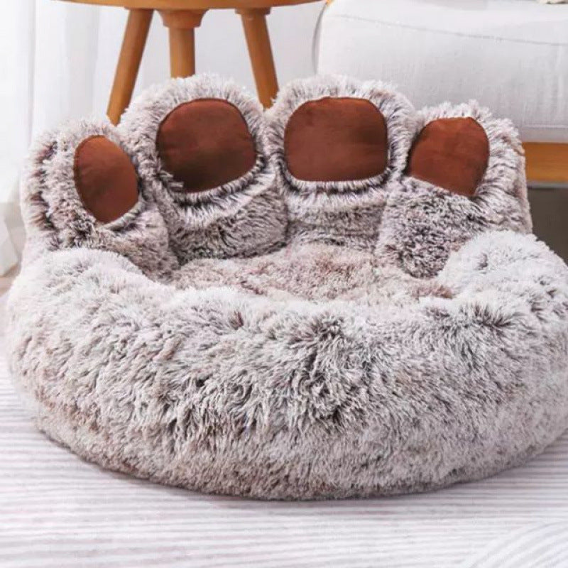 Warm Fleece Dog Bed for Medium & Large Dogs | Soft Sofa Mattress