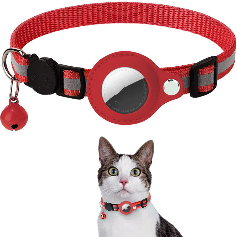 Reflective Waterproof AirTag Collar for Cats & Dogs