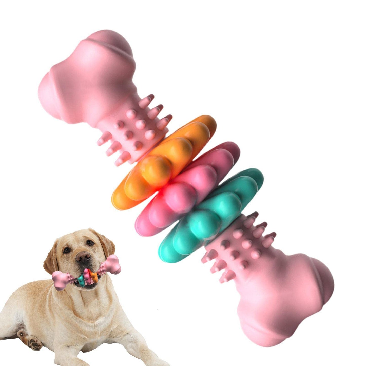 Dog Chew Toy Bone – Teeth Cleaning & Indestructible TPR
