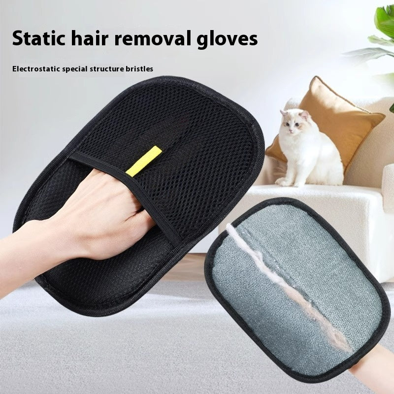 Pet Hair Remover Glove – Deshedding Brush for Dogs & Cats