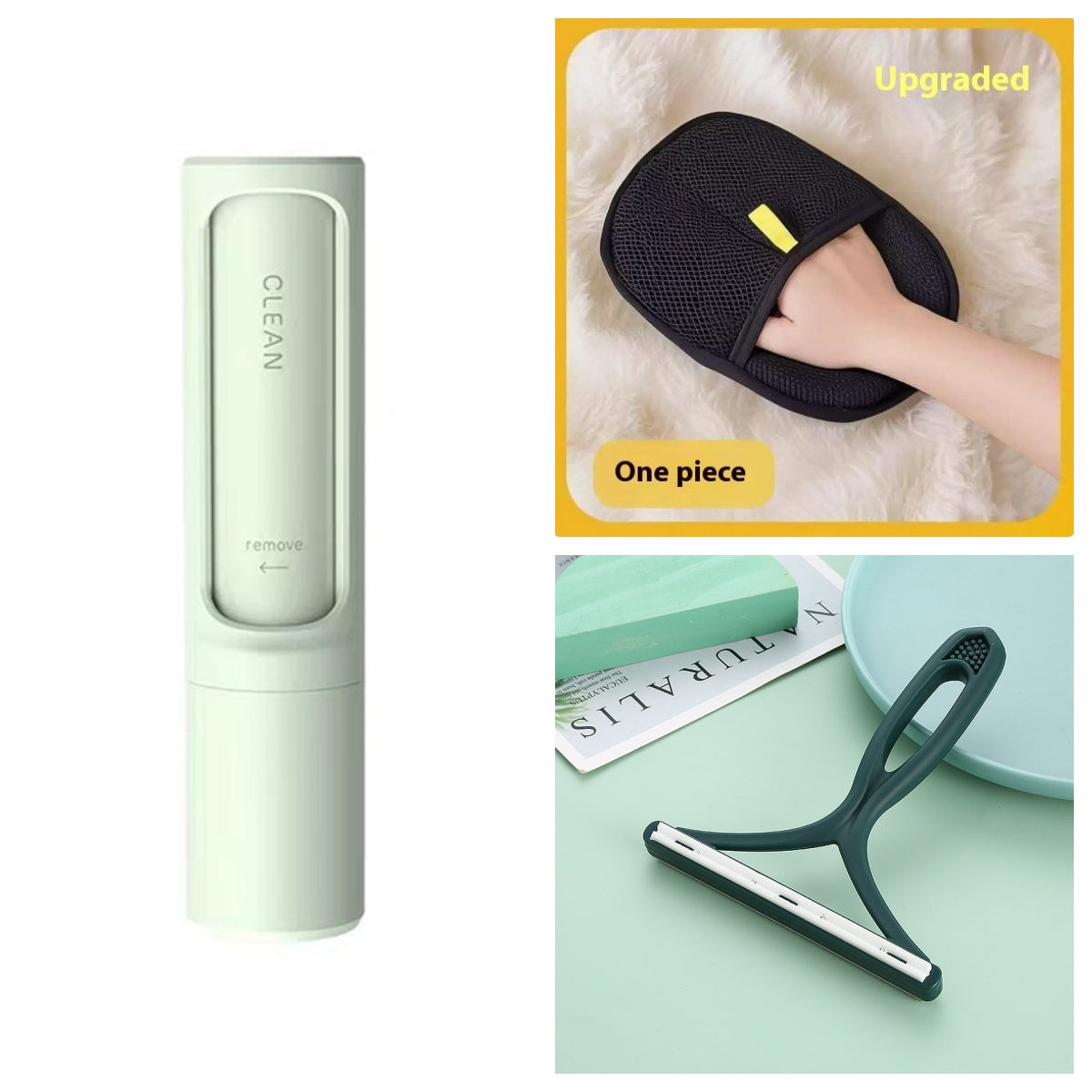 Reusable Pet Hair Remover Lint Roller | Self-Cleaning Brush