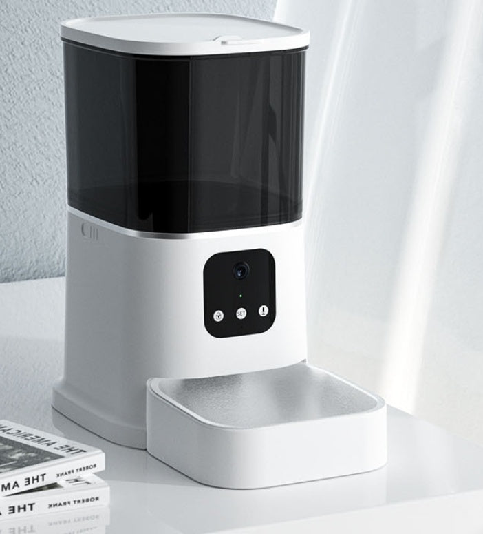 Smart Pet Automatic Feeder with WiFi App & Voice Recorder