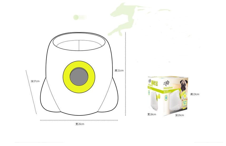 Dog Pet Automatic Interactive Ball Launcher - 