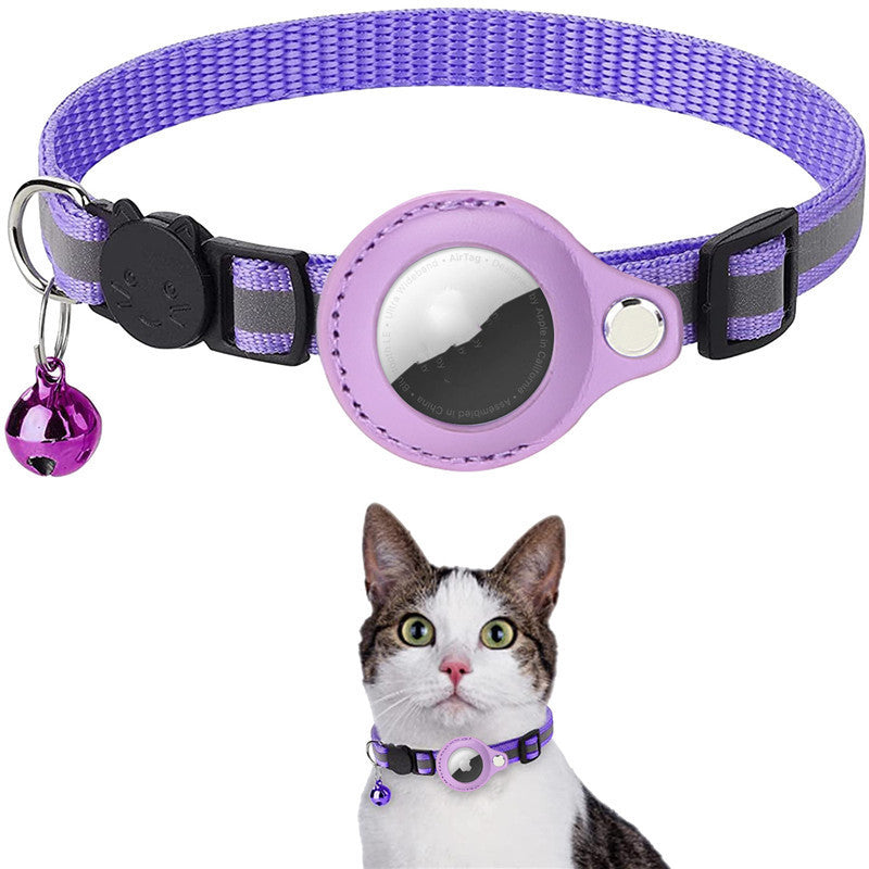 Reflective Waterproof AirTag Collar for Cats & Dogs