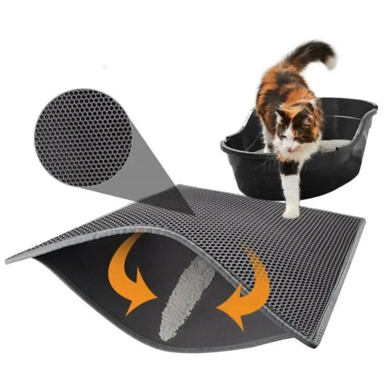 honeycomb cat litter pad Waterproof Urine Proof Pet Supplies - 