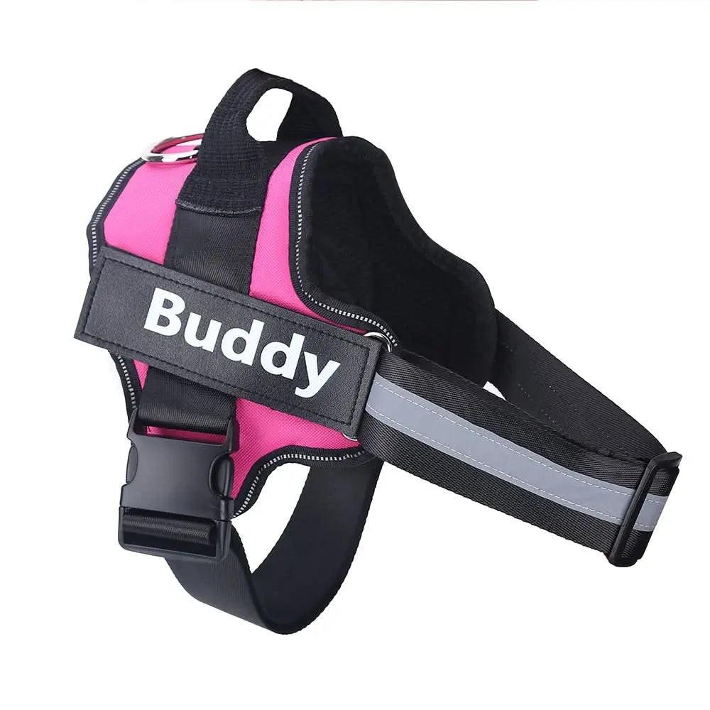 Personalized No - Pull Dog Harness Breathable & Reflective - 
