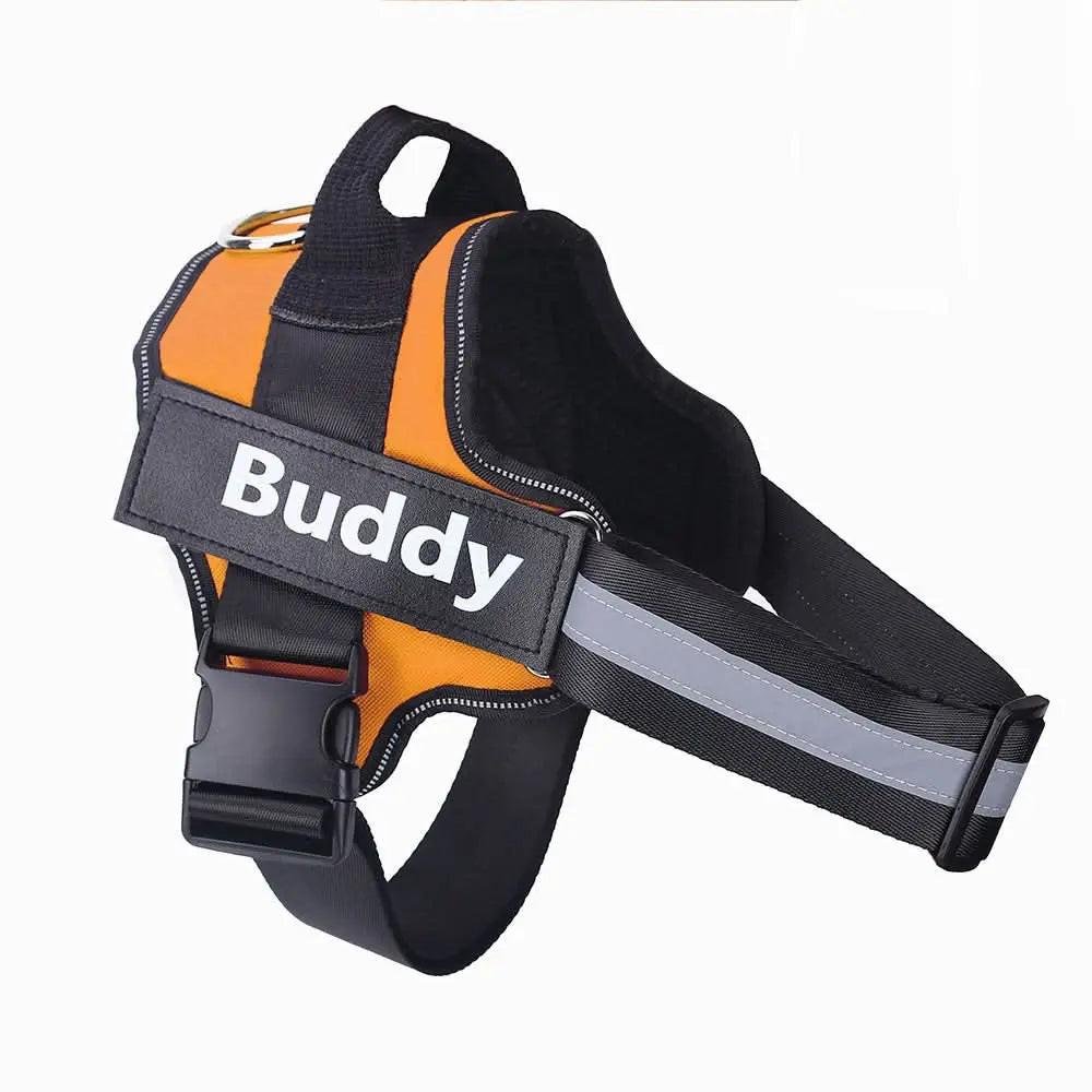 Personalized No - Pull Dog Harness Breathable & Reflective - 