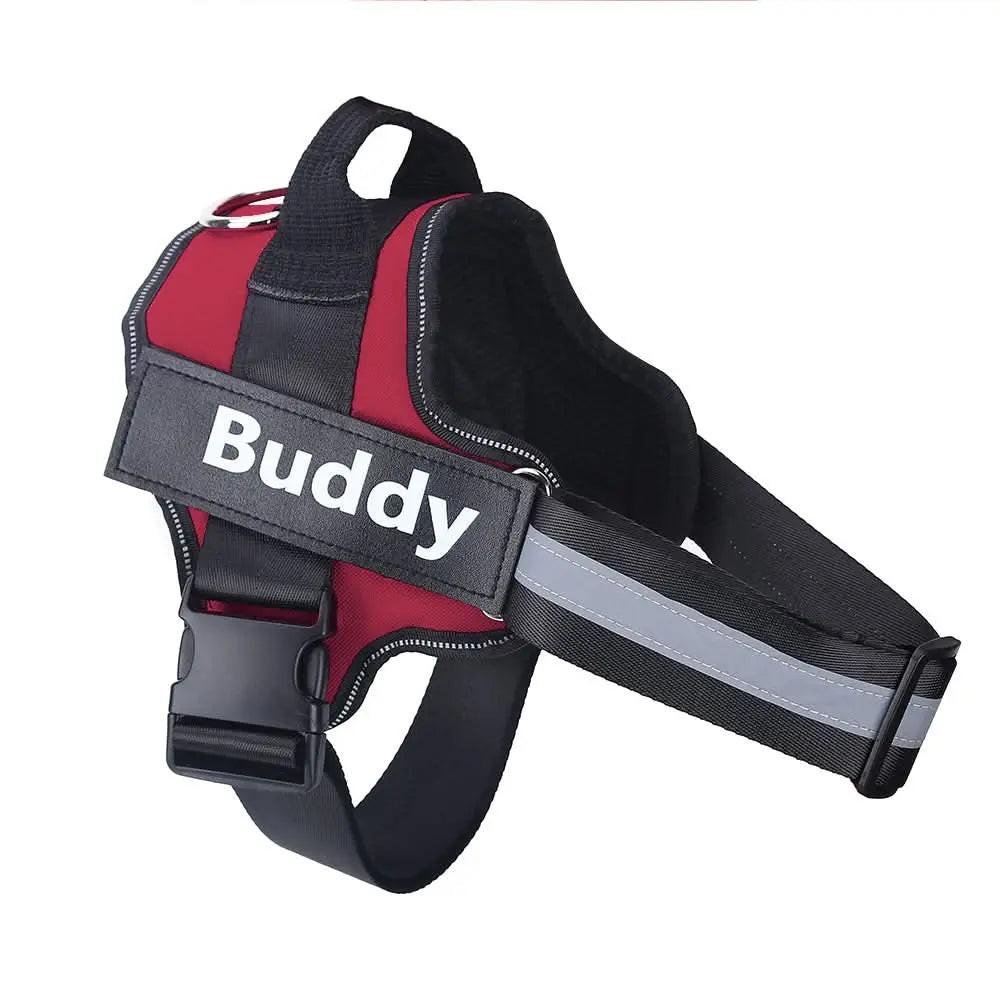 Personalized No - Pull Dog Harness Breathable & Reflective - 