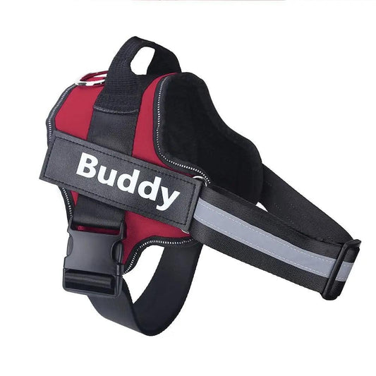 Personalized No - Pull Dog Harness Breathable & Reflective - 