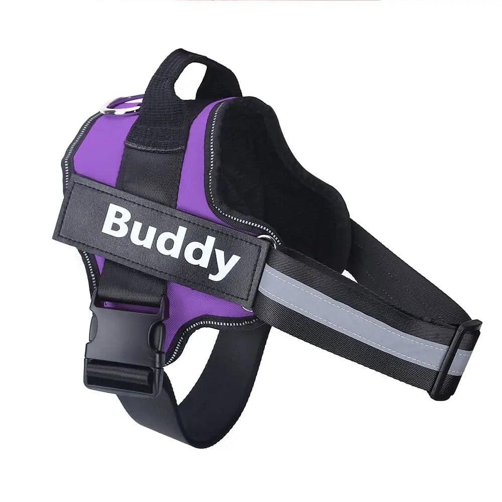 Personalized No - Pull Dog Harness Breathable & Reflective - 