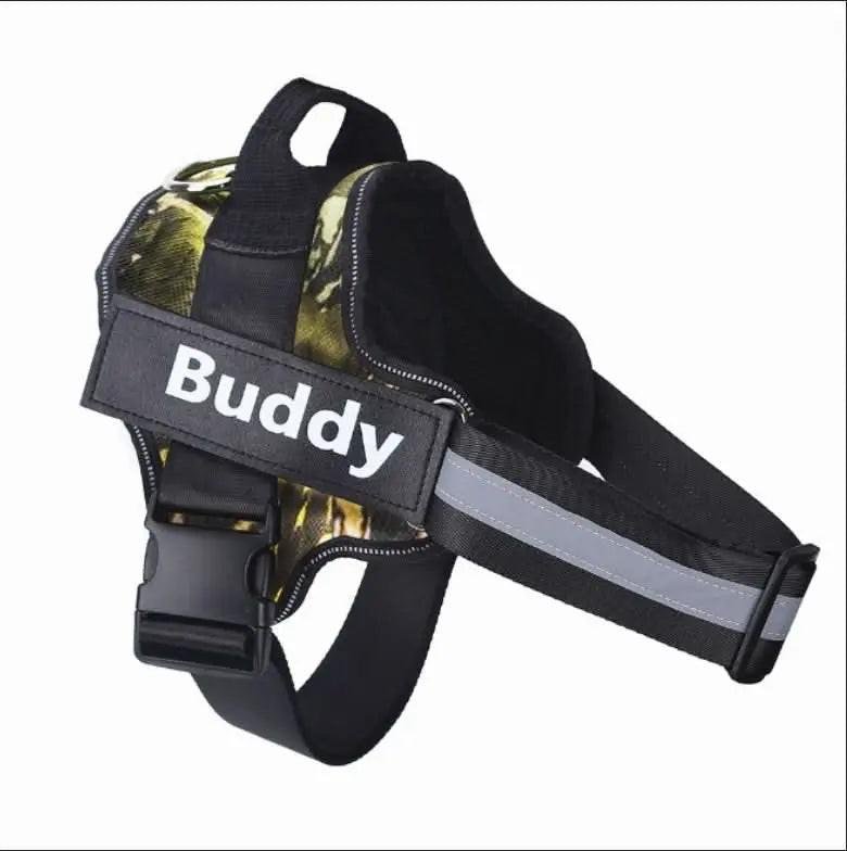 Personalized No - Pull Dog Harness Breathable & Reflective - 