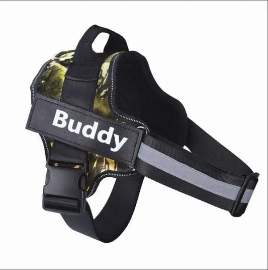 Personalized No - Pull Dog Harness Breathable & Reflective - 