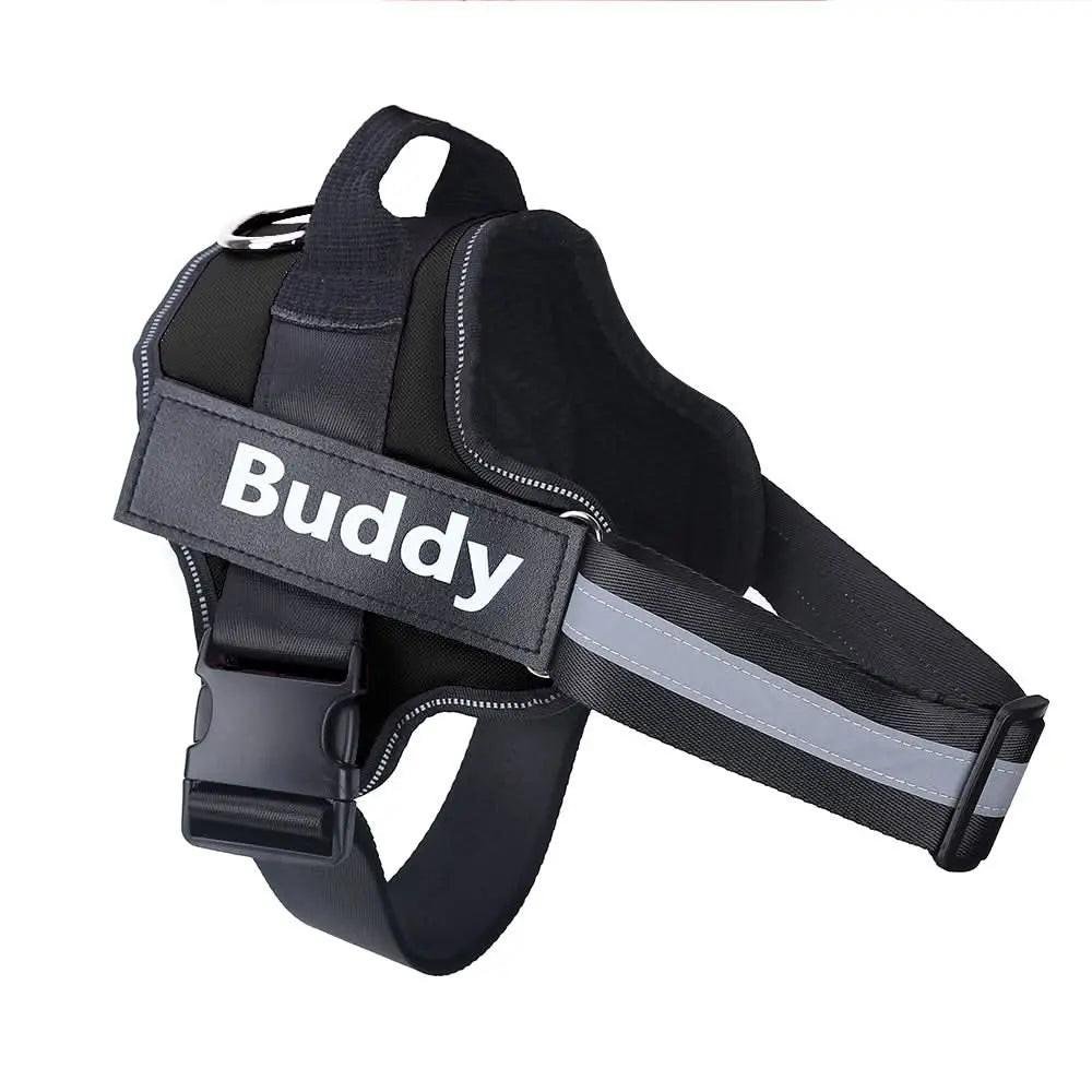 Personalized No - Pull Dog Harness Breathable & Reflective - 