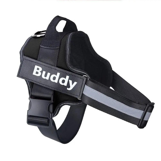 Personalized No - Pull Dog Harness Breathable & Reflective - 