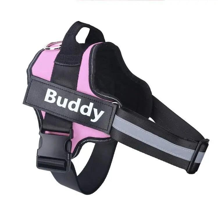Personalized No - Pull Dog Harness Breathable & Reflective - 