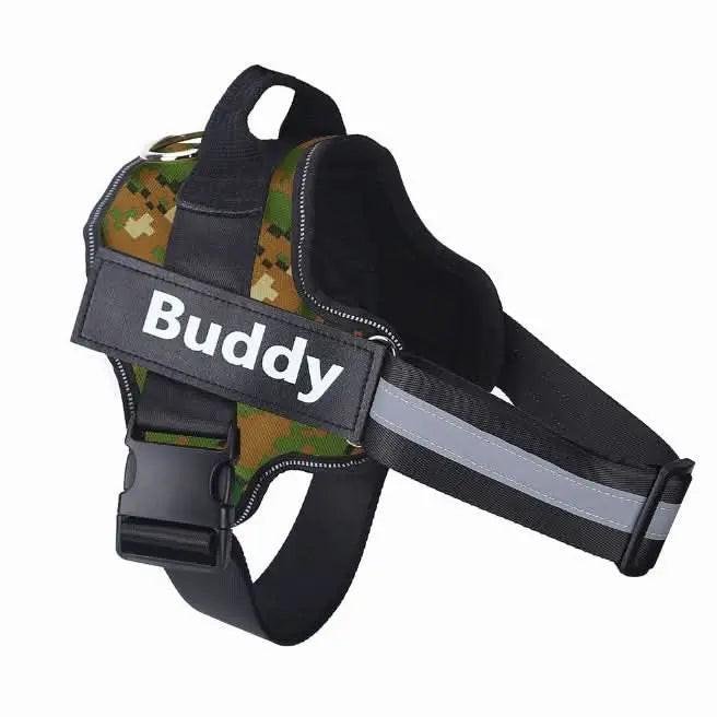 Personalized No - Pull Dog Harness Breathable & Reflective - 