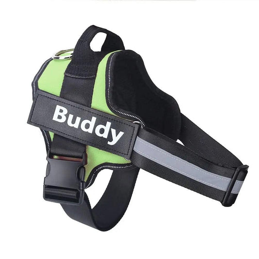 Personalized No - Pull Dog Harness Breathable & Reflective - 