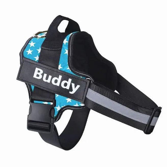 Personalized No - Pull Dog Harness Breathable & Reflective - 