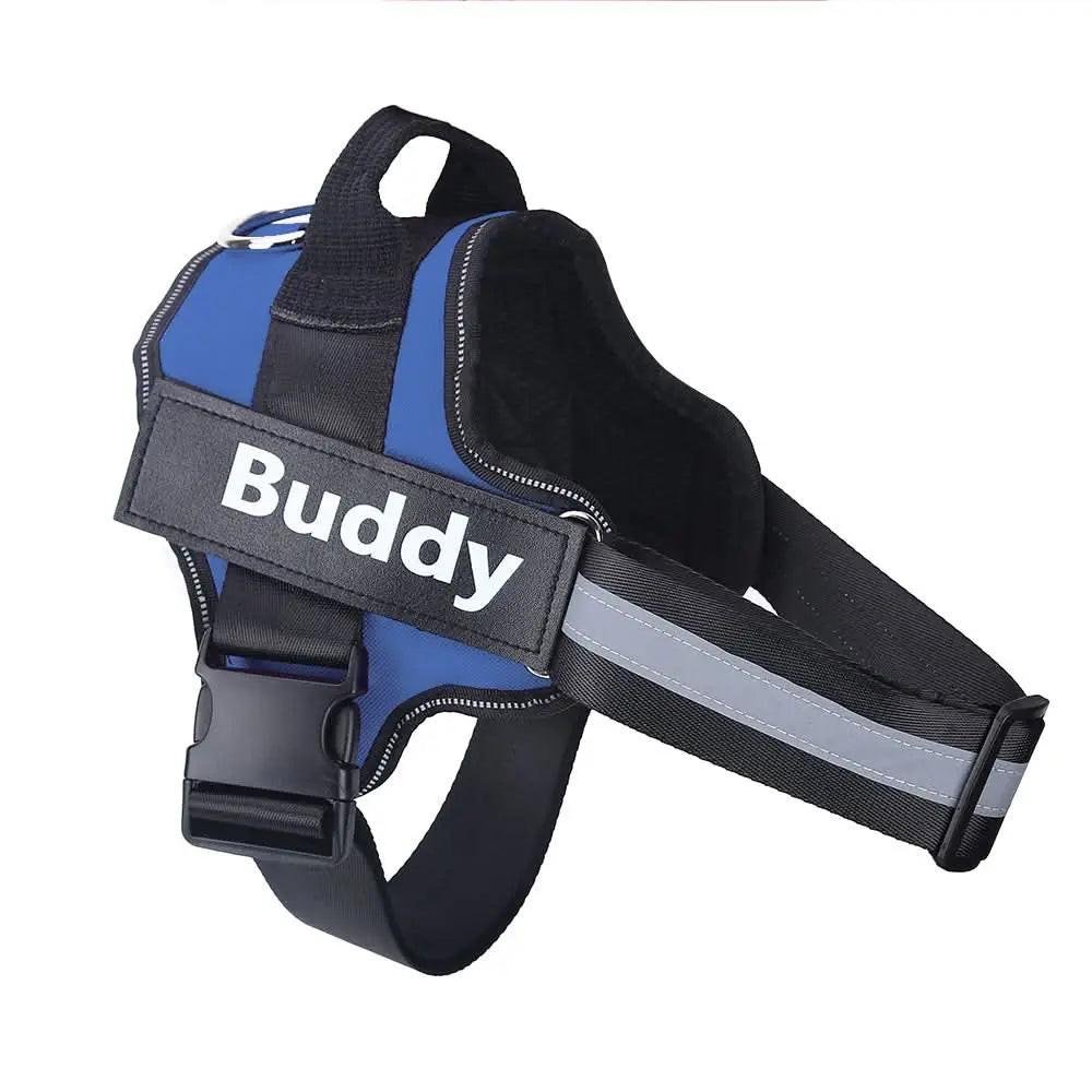Personalized No - Pull Dog Harness Breathable & Reflective - 