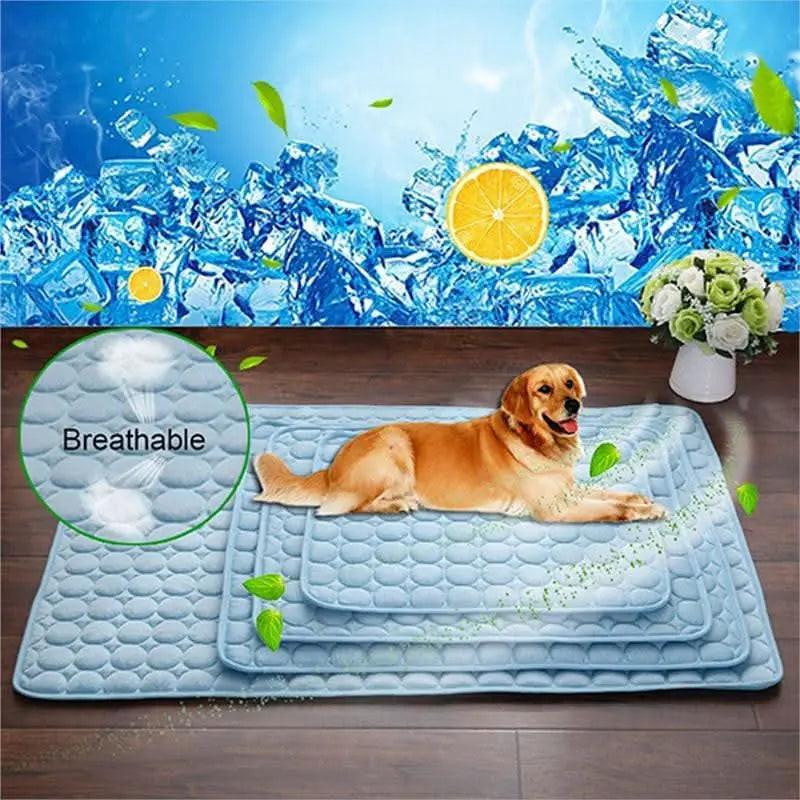Pet Dog Cat Ice Silk Cold Nest Pad For Cooling In Summer - 