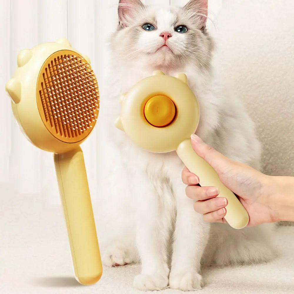 Pet Grooming Comb for Dogs and Cats – Hair Removal & Massage Brush - 
