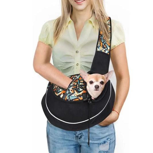 Portable Pet Carrier Bag for Dogs & Cats Crossbody Pet Bag - 