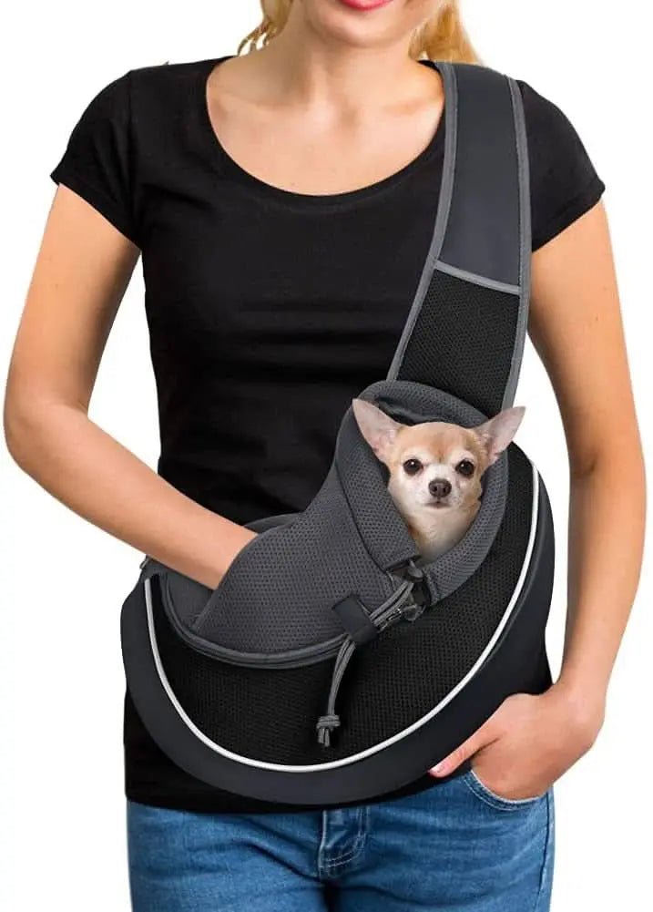 Portable Pet Carrier Bag for Dogs & Cats Crossbody Pet Bag - 