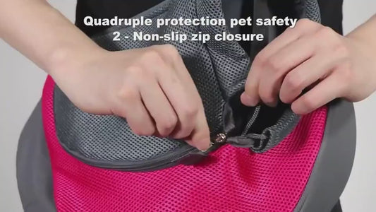Portable Pet Carrier Bag for Dogs & Cats Crossbody Pet Bag.