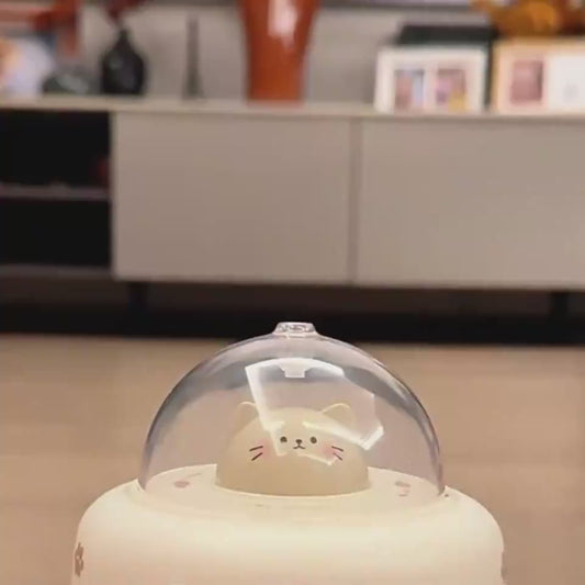 Interactive Cat Teaser Toy – Electric UFO Feather & Bell.