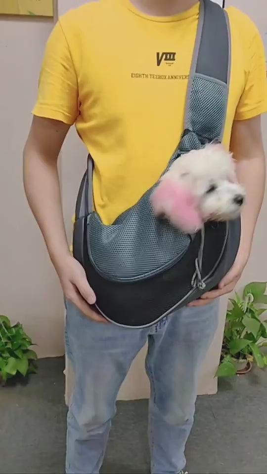 Portable Pet Carrier Bag for Dogs & Cats Crossbody Pet Bag.