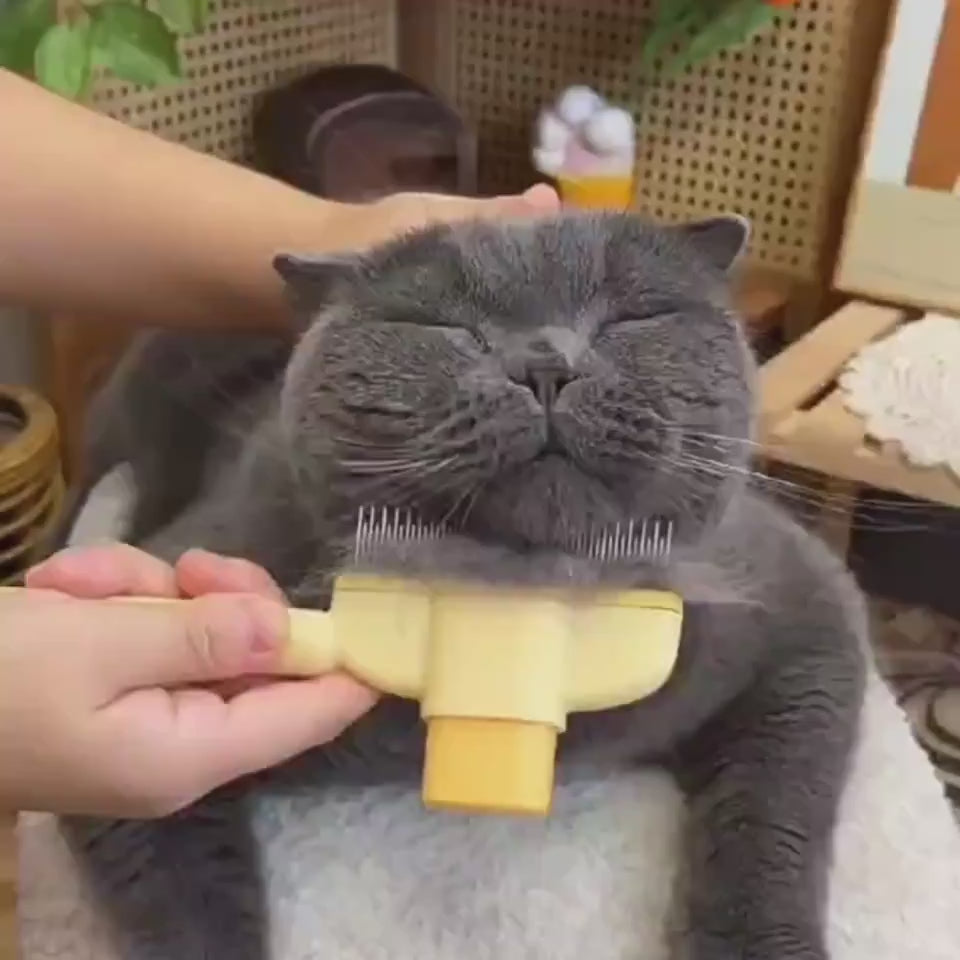 Self-Cleaning Cat & Dog Grooming Comb.