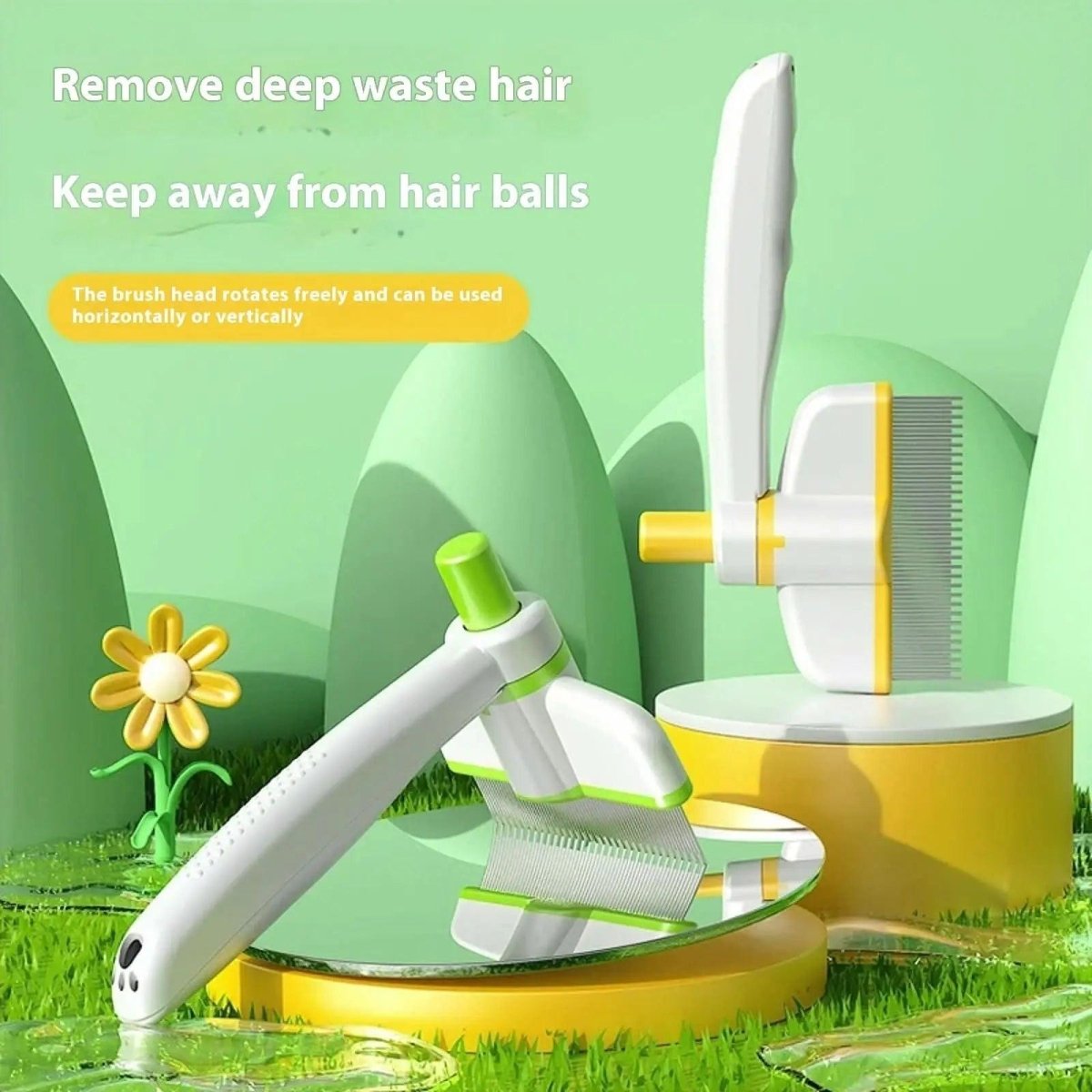 Self - Cleaning Cat & Dog Grooming Comb - 